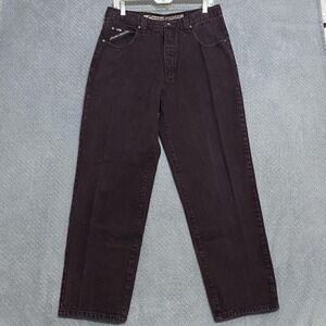 90s Paco Jeans Mens 34x29 Fit 32x29 Baggy Purple Dark Wash Denim Skater Vtg